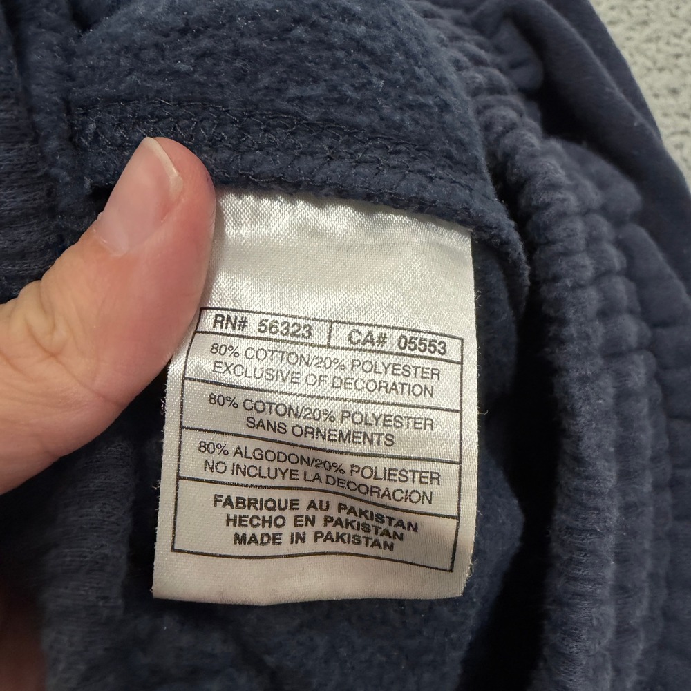 Nike Athletic Dept Sweatpants Mens Medium Navy Blue Fleece Swoosh Logo - Picture 7 of 15